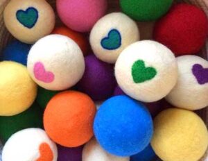 Needle felted Wholesale wool dryer balls