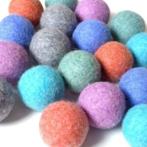 Colored Dryer Balls