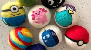 Needle Felting with Dryer Balls